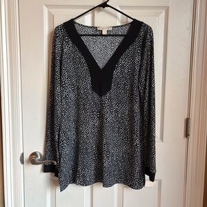 Michael Kors Black & White Blouse